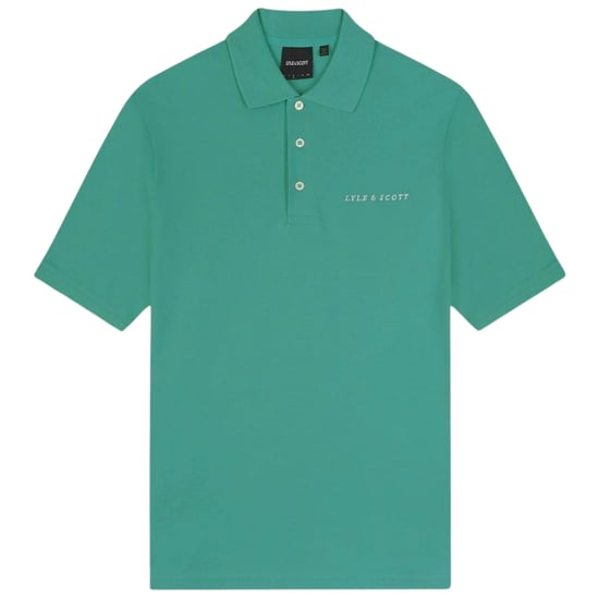 Lyle & Scott Poloshirt mit schlichtem, besticktem Logo in Wilton-Grun - Image 1