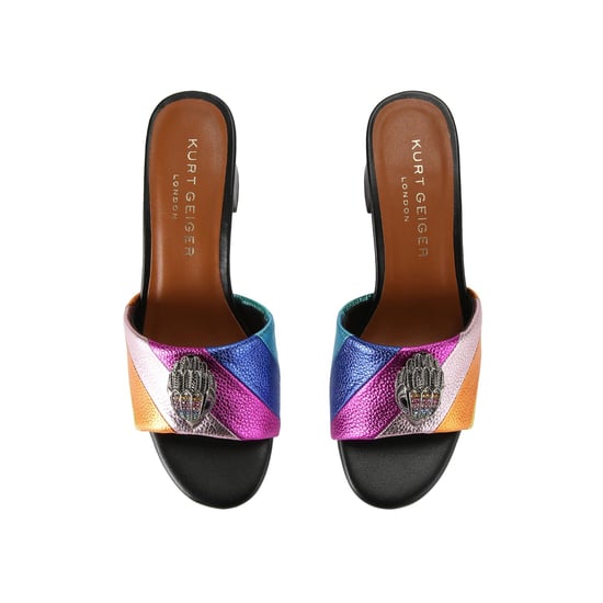 Kurt Geiger London Leather Kensington Block Mules