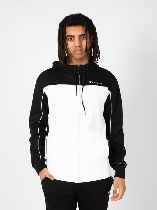 Champion Sweatshirt Zip-Hoodie Herren schwarz - Image 3