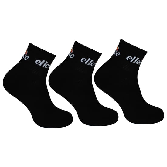 Ellesse 3er-Pack Rallo Herren Schwarz Knöchelsocken - Image 1