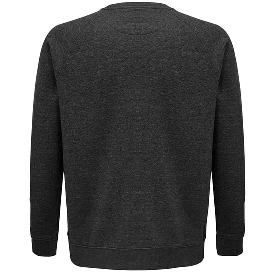 SOLS Unisex Erwachsene Space Organic Raglan Sweatshirt (Charcoal Marl) - Image 2