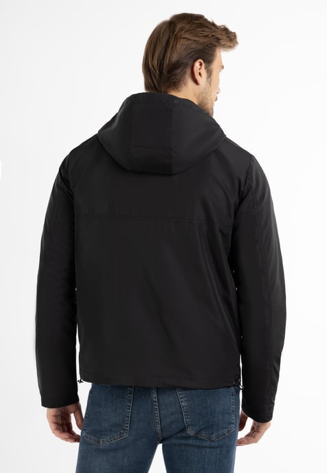 Dreimaster Übergangsjacke - recyceltes Material Herren Schwarz - Image 4