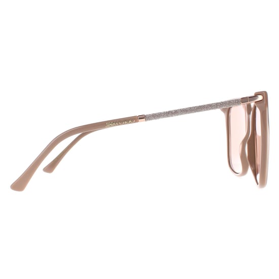 Jimmy Choo Square Damen Nude Rosa Flash Silber Spiegel SCILLA/S - Image 4