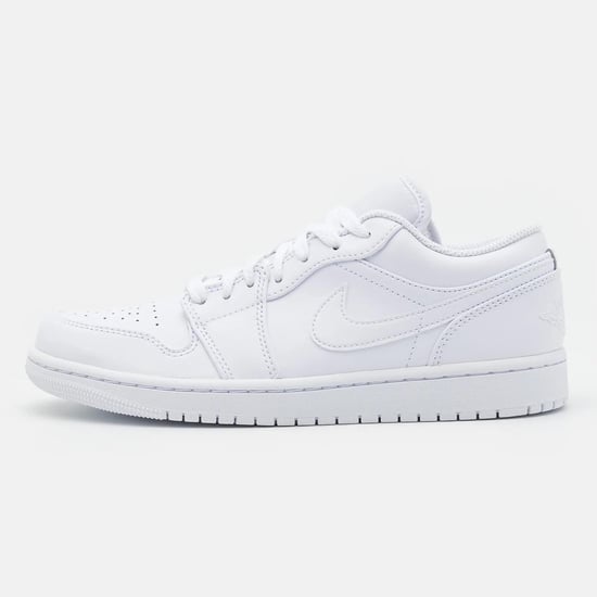 Nike Air Jordan 1 Low Herrentrainer in Weiß/Weiß/Weiß - Image 1