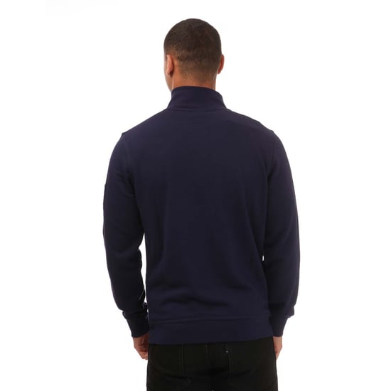 Men's One True Saxon Dixon 1/4 Zip Fleece in Navy - Image 2