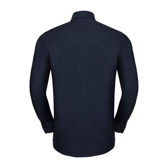 Russell Collection - Formelles Hemd für Herren Langärmlig (Leuchtend Navy-Blau) - Image 2