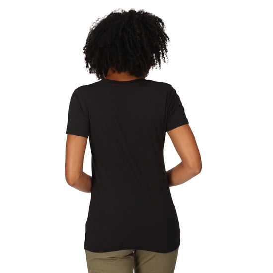 Regatta Womens/Ladies Filandra VII Week End T-Shirt (Black)