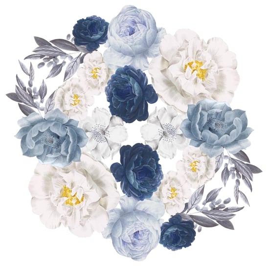 Elegant Oversized Peonies Self Adhesive DIY Wall Stickers, Kitchen, Bathroom, Living room, Self-adhesive, Decal, Decoration, Flower