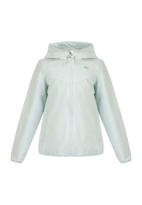 Schmuddelwedda Softshellblouson - recyceltes Material Mädchen Blaumint-280 - Image 1