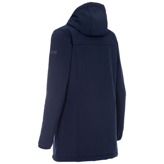 Trespass Womens/Ladies Kristen Longer Length Hooded Waterproof Jacket (Navy)