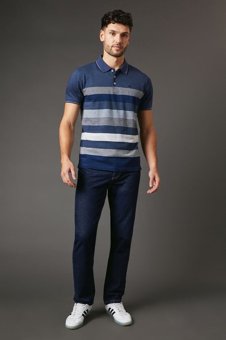 Oakland Stripe Polo Shirt - Image 4