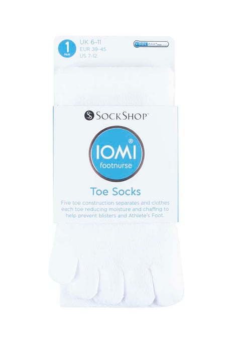 IOMI - Leichte Zehensocken aus Baumwolle für Sportlerfüße für Herren und Damen - Image 2