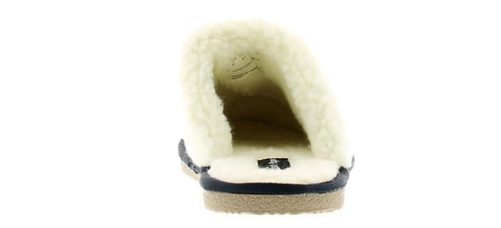 Hush Puppies arianna leather womens ladies mule slippers navy