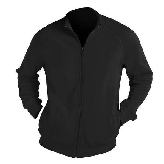 SOLS Herren Sundae Full Zip Sweat Jacke (Schwarz) - Image 1