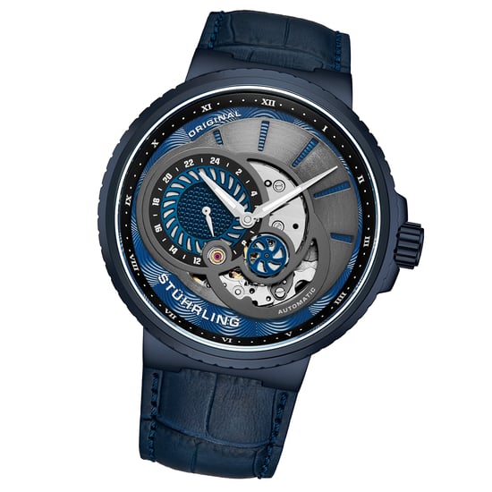 Grau und Blau Automatik 45mm Skeleton - Image 2