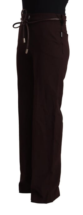 Patrizia Pepe Women's Black High Waist Straight Formal Pants