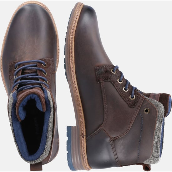 Hush Puppies Joel Leder Herrenstiefel Braun - Image 6