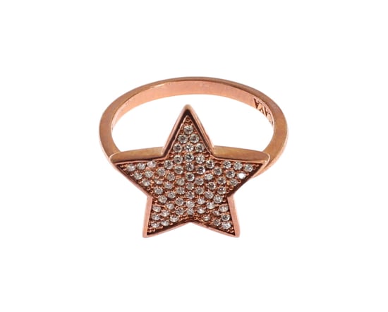 Nialaya Damen Klarer CZ Stern 925 Silberring - Image 3