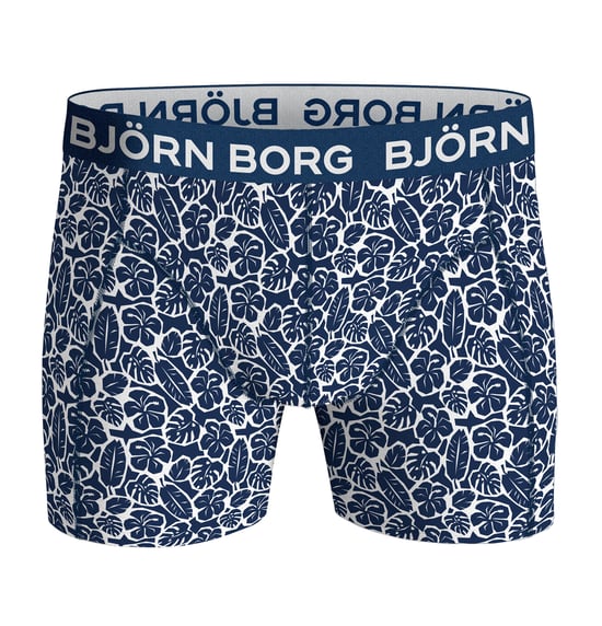Björn Borg - 3 Paar Herren Cotton Rich Comfort Stretch Fit Boxershorts - Blau Mix - Image 2