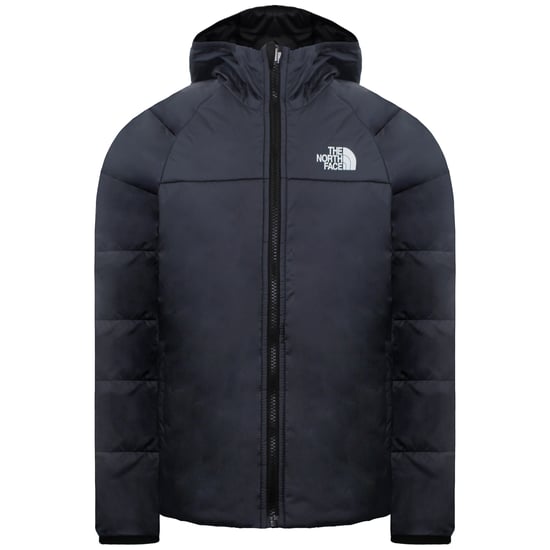 The North Face Wendbare, schwarz/marineblaue Wattierte Kinderjacke - Image 4