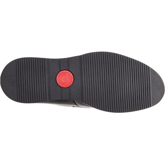 Base London Sid Leder Herren schwarze Mokassins - Image 3