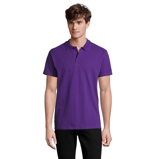 SOLS - "Spring II" Poloshirt für Herren (Dunkel-Lila) - Image 1