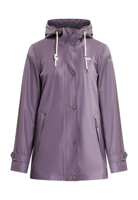 Schmuddelwedda Regenjacke Damen Rauchlila - Image 1