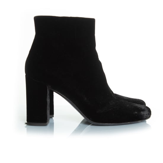 schwarze Samt-Stiefeletten - Image 5