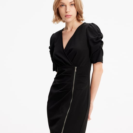 Jerseykleid mit seitlichem Reißverschluss - Image 3