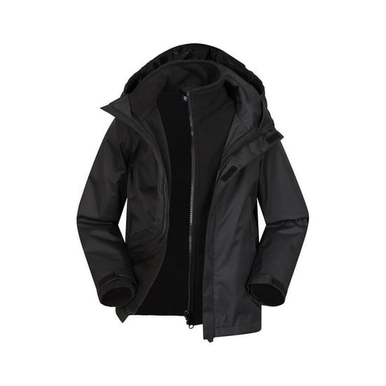 Mountain Warehouse Childrens/Kids Fell 3 in 1 Jacke (Schwarz) - Image 6