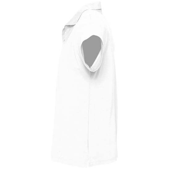 SOLS Herren Sommer II Pique Kurzarm-Poloshirt (Weiß) - Image 3