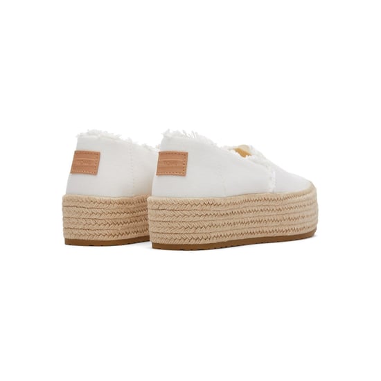 TOMS Valencia 100% Baumwolle Damen Weiß Espadrilles - Image 2