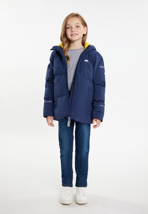 Schmuddelwedda Funktionale Winterjacke Mädels Marine - Image 2