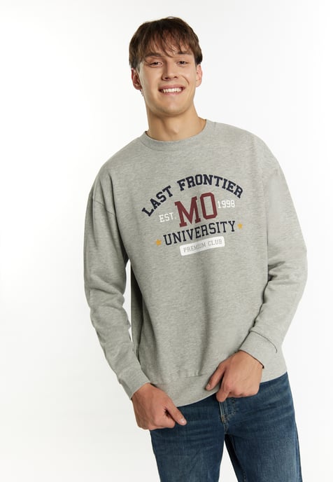 Mo Sweatshirt Herren Grau Melange - Image 3