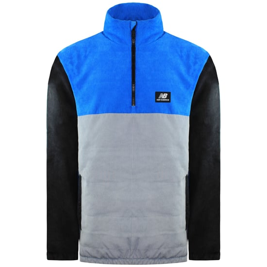 New Balance Relaxed Herren Blau/Grau Jacke - Image 1