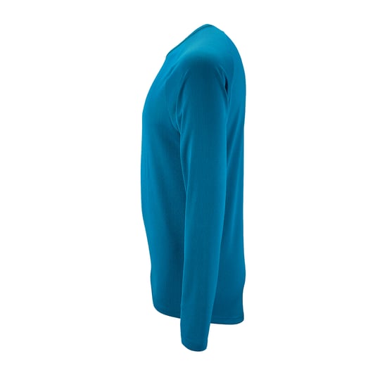 SOLS Mens Sporty Langarm Performance T-Shirt (Aqua) - Image 4