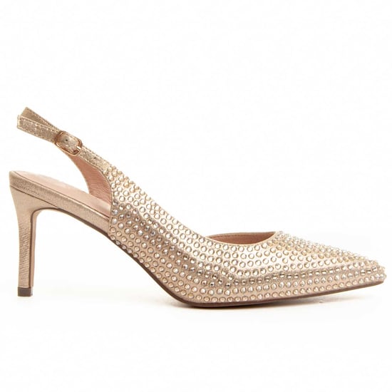 Montevita Absatzschuh Festshoe3 in Gold - Image 1