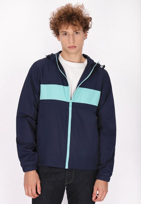 Mo Jacke Herren marine türkis - Image 3