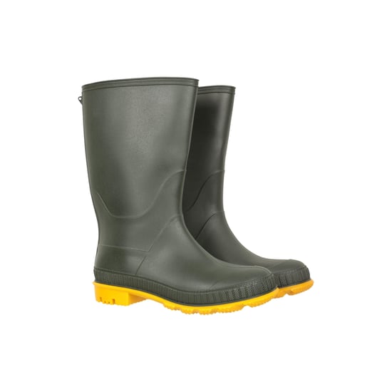 Mountain Warehouse - Kinder Gummistiefel, Unifarben (Khakigrün) - Image 1