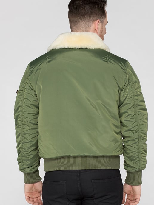 Alpha Industries Herren Injector III Flugjacke in Salbeigrün - Image 3