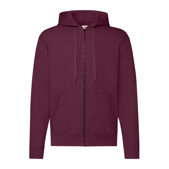 Fruit of the Loom - "Classic" Kapuzenpullover, Mit Reißverschluss für Herren (Burgunderrot) - Image 1