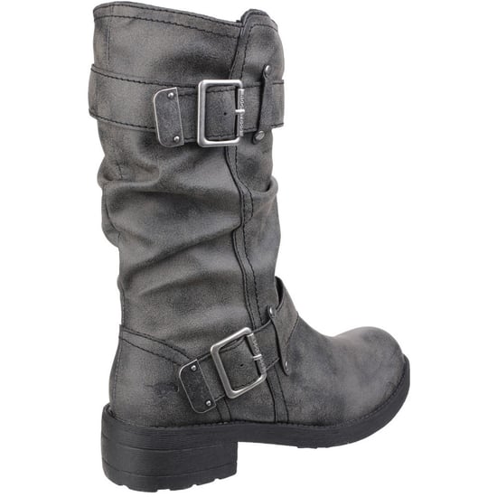 Rocket Dog Womens/Ladies Trumble Zip up Faux Leather Mid Calf Boots