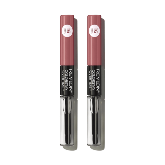 2 x Revlon Colorstay Overtime Dual Ended Lipcolor - 350 Bare Maximum