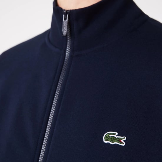 Lacoste regular fit brushed fleece men's sweatshirt with zipper