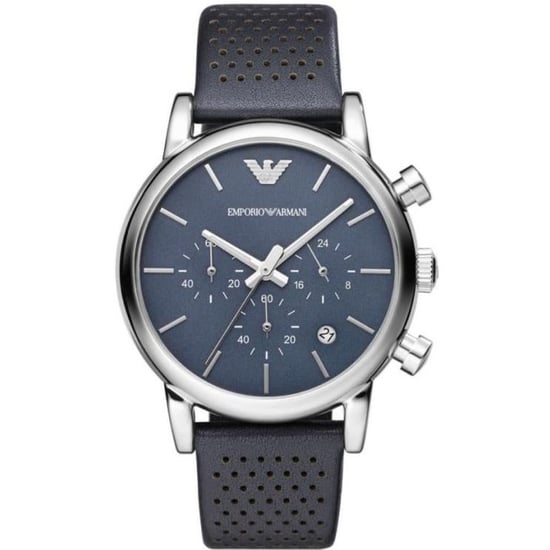 Emporio Armani AR1736 Blauer Chronograph Herrenuhr - Image 1