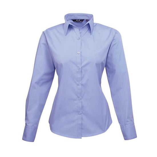 Premier - Hemd für Damen Langärmlig (Mittelblau) - Image 1