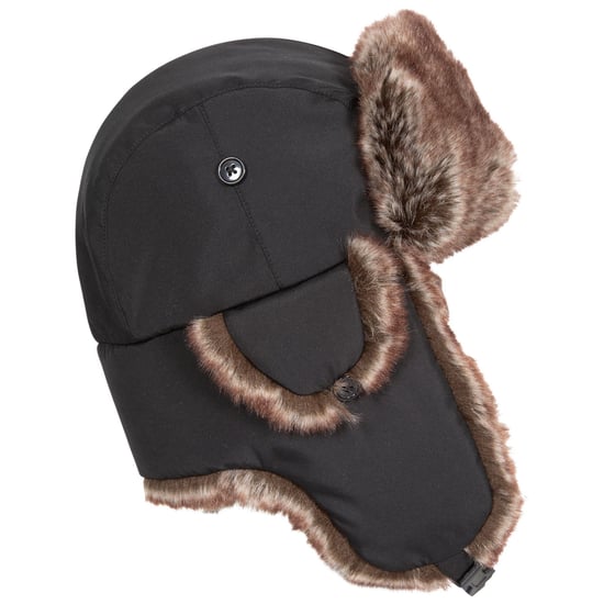 Trespass Unisex Erwachsene Dapper Bombermütze (Schwarz) - Image 2