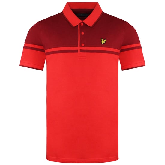 Lyle & Scott Kurzärmeliges Polo-Shirt mit rotem Knopf für Männer Croft SP1243G Z894 - Image 1