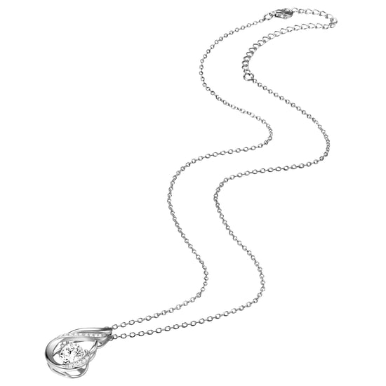Necklace with pendant sterling silver zirconia white Rafaela Donata - Image 4