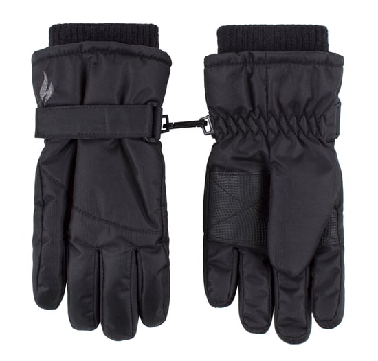 Wärmehalter - Outdoor Skihandschuhe für Kinder | Winter Warm Wasserdicht / Winddicht Thermal Fleece Handschuhe für Schnee - Schwarz - Image 1